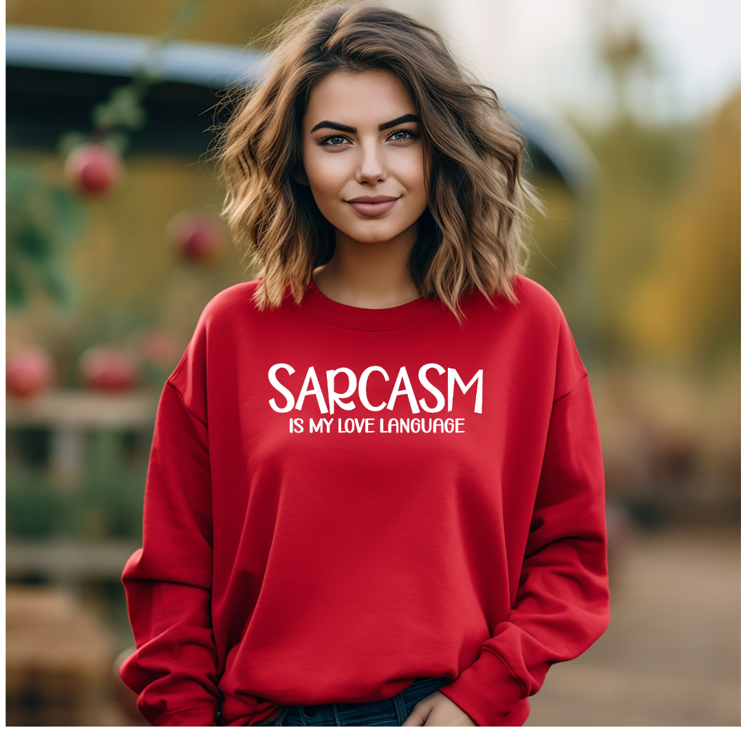 Le sarcasme est (Sweat-shirt unisexe adulte)