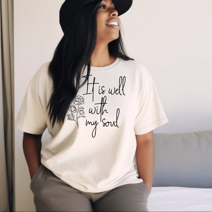 It Is Well With My Soul - (Unisex Adult T-Shirt)