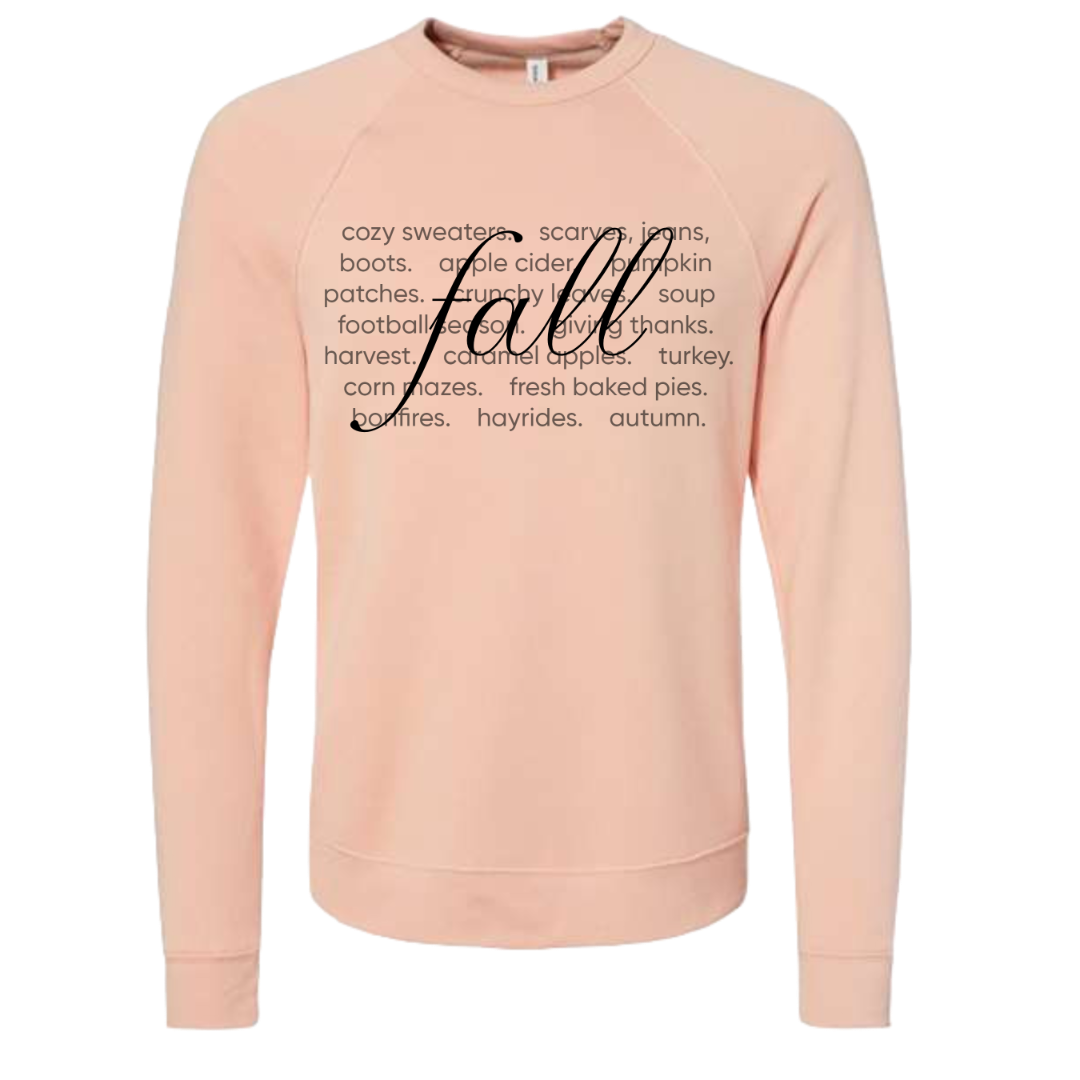 Fall Sayings (Adults -Sweatshirt)