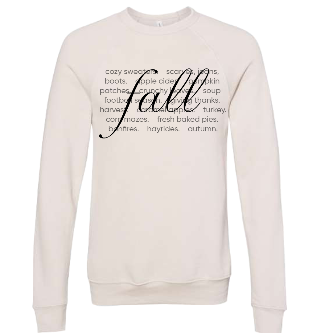 Fall Sayings (Adults -Sweatshirt)