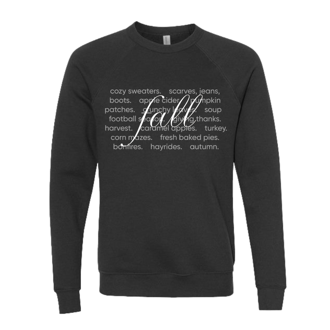 Fall Sayings (Adults -Sweatshirt)