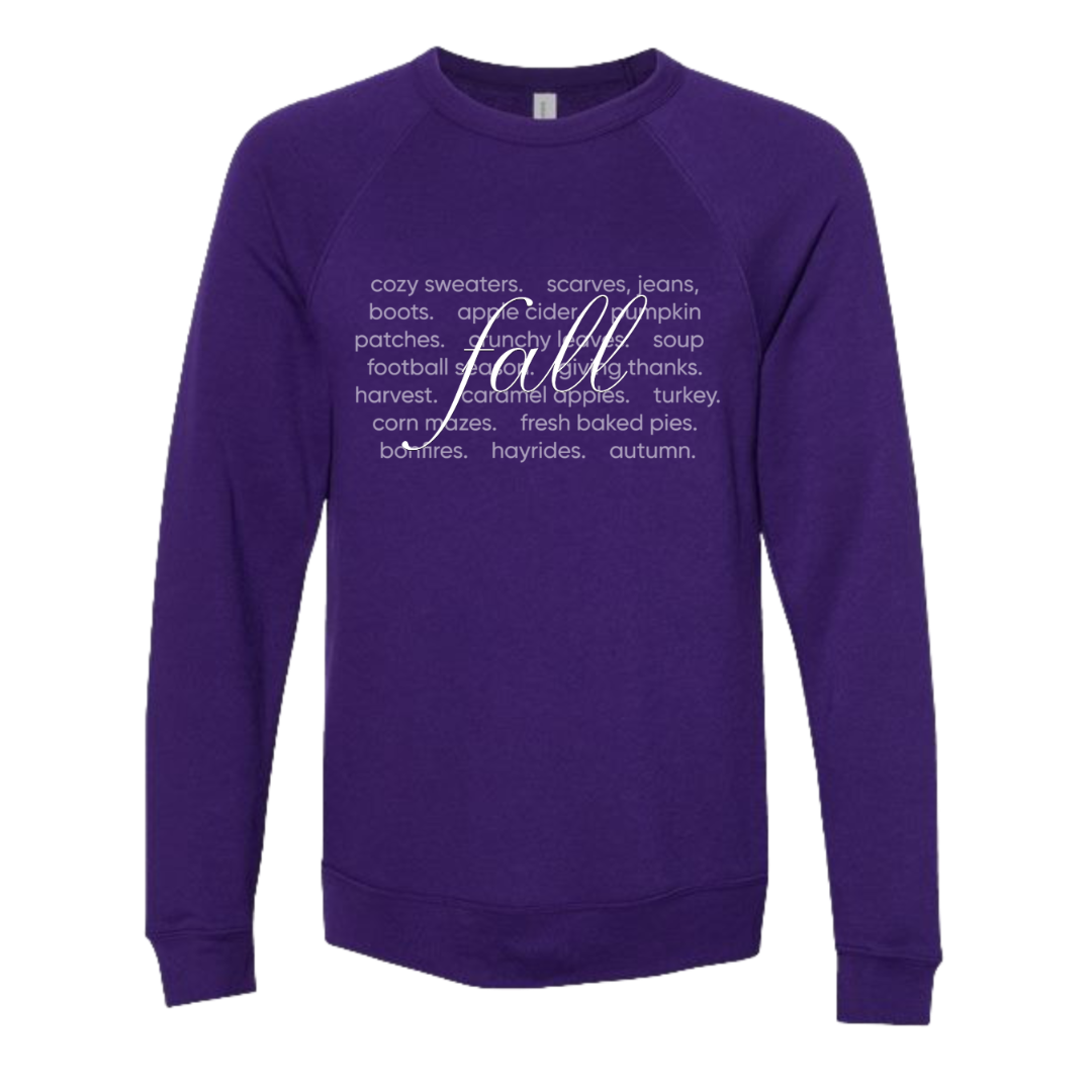 Fall Sayings (Adults -Sweatshirt)