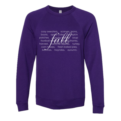 Fall Sayings (Adults -Sweatshirt)