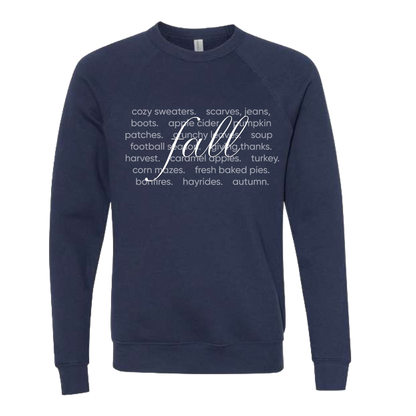 Fall Sayings (Adults -Sweatshirt)