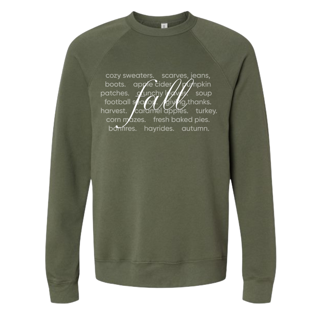 Fall Sayings (Adults -Sweatshirt)