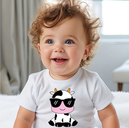 Cute Baby Boy Cow Onesie