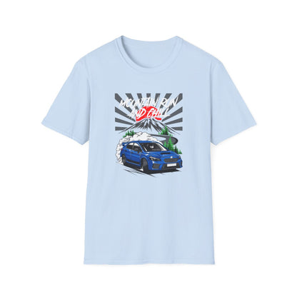 WRX STi - Mountain Run & Chill (Mens T-Shirt)