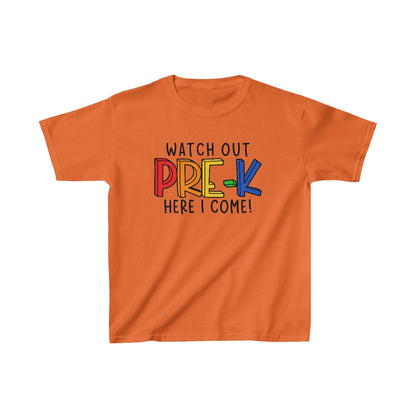 Watch Out Pre-K (Kids Unisex T-Shirt)