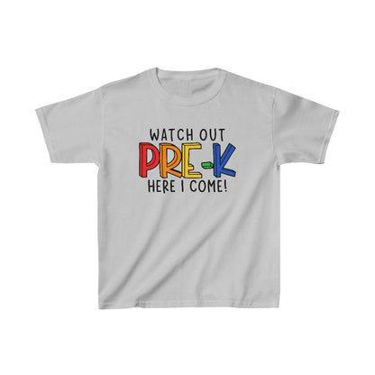 Watch Out Pre-K (Kids Unisex T-Shirt)