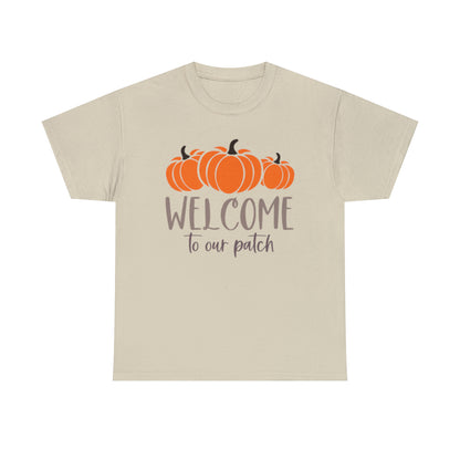 Welcome To Our Patch Unisex Adult T-Shirt - Shirt Source LLC