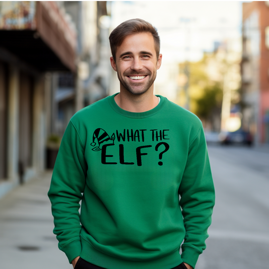 Sudadera unisex para adultos What The Elf