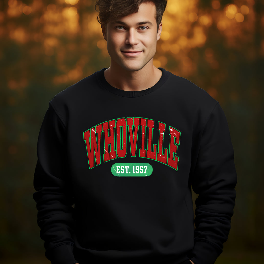 Whoville Varsity Style (Adult Unisex Sweatshirt)