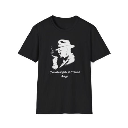 I Smoke Cigars & I Know Things (Men's T-Shirt)